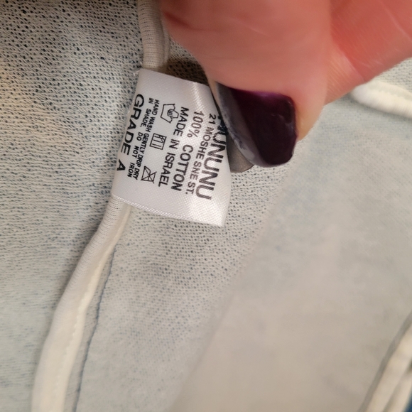 NUNUNU Kids Unisex DENIM MILITARY COAT SIZE 8/9 - Picture 8 of 13